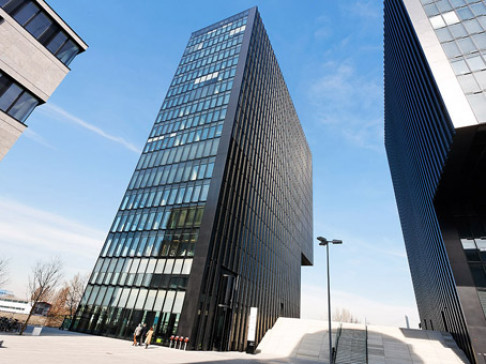 Dusseldorf Hafenspitze Medienhafen