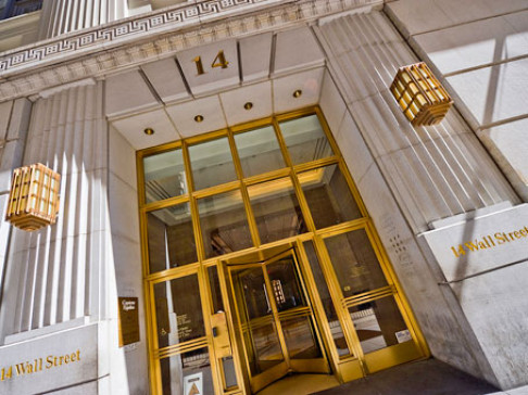 Office: New York, New York City - Wall Street, 14 Wall Street, Manhattan, NY 10005